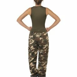 Smiffys USA Khaki Camo Women's Army Costume Costumes 7 Smiffys USA Khaki Camo Women's Army Costume Costumes
