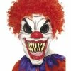 Smiffys USA Masks Scary Clown Adult Mask