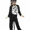 Smiffys USA Cat Girl's Black And White Costume