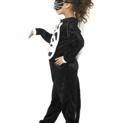 Smiffys USA Cat Girl's Black And White Costume