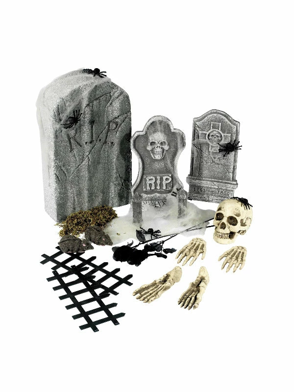 Smiffys USA 24 Piece Graveyard Collection 3 Smiffys USA 24 Piece Graveyard Collection