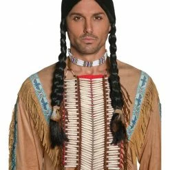 Smiffys USA Accessories Native American Inspired Breastplate Men's