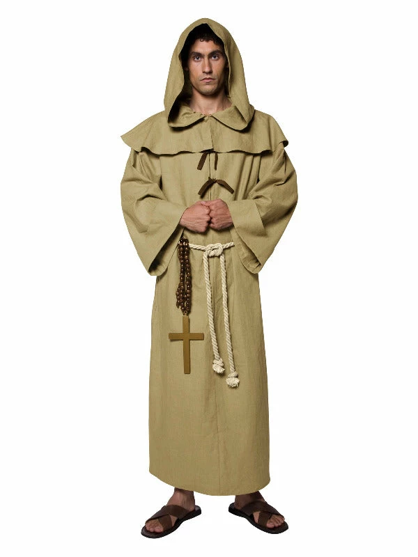 Smiffys USA Costumes Tales Of Old England Friar Tuck Men's Costume 3 Smiffys USA Costumes Tales Of Old England Friar Tuck Men's Costume