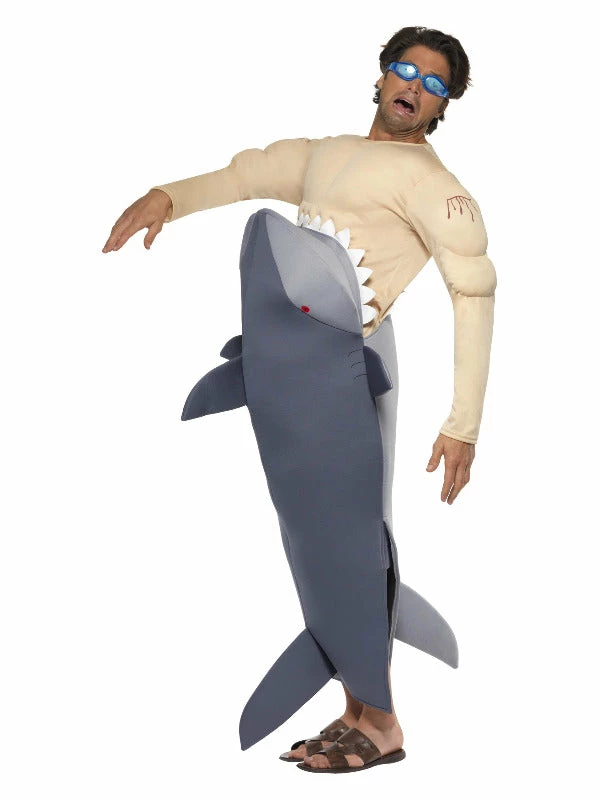 Smiffys USA Man Eating Shark Adult Costume Costumes 3 Smiffys USA Man Eating Shark Adult Costume Costumes