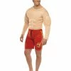 Smiffys USA Baywatch Muscle Lifeguard Men's Costume