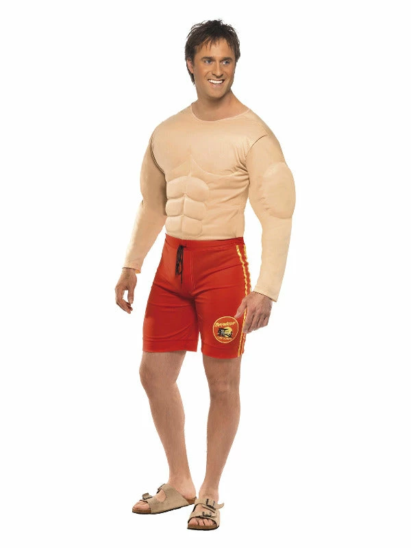 Smiffys USA Baywatch Muscle Lifeguard Men's Costume 3 Smiffys USA Baywatch Muscle Lifeguard Men's Costume