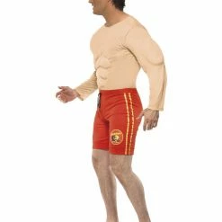Smiffys USA Baywatch Muscle Lifeguard Men's Costume 6 Smiffys USA Baywatch Muscle Lifeguard Men's Costume