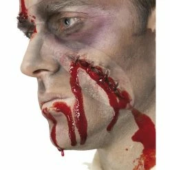 Smiffys USA Smiffys Make-Up FX, Self Stitched Up Latex Scar Makeup & SFX
