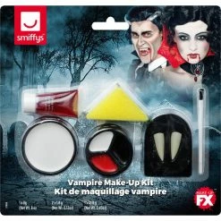 Smiffys USA Smiffys Make-Up FX, Vampire Kit, White & Red Makeup & SFX