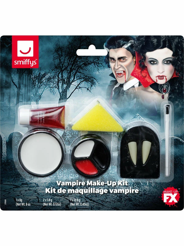 Smiffys USA Smiffys Make-Up FX, Vampire Kit, White & Red Makeup & SFX 3 Smiffys USA Smiffys Make-Up FX, Vampire Kit, White & Red Makeup & SFX