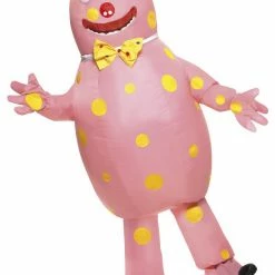 Smiffys USA Mr Blobby Adult's Inflatable Blow Up Costume Costumes
