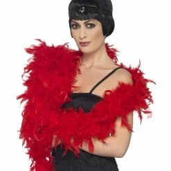 Smiffys USA 20s Women's Red Boa 1920's Costumes