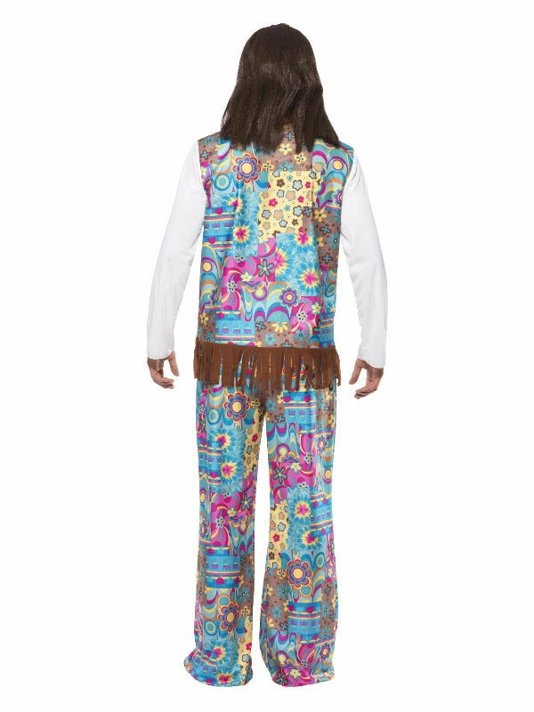 Smiffys USA 60s Groovy Hippie Men's Costume Costumes 5 Smiffys USA 60s Groovy Hippie Men's Costume Costumes