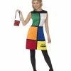 Smiffys USA Rubik's Cube Women's Costume Costumes
