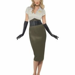 Smiffys USA WW2 Army Pin Up Spice Darling Women's Costume Costumes