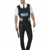 Smiffys USA Policeman Instant Men's Costume Kit Costumes