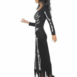 Smiffys USA Skeleton Women's Costume Tube Dress 6 Smiffys USA Skeleton Women's Costume Tube Dress