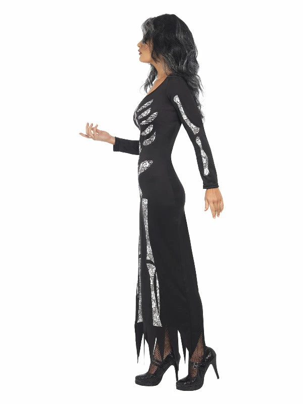 Smiffys USA Skeleton Women's Costume Tube Dress 4 Smiffys USA Skeleton Women's Costume Tube Dress