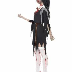 Smiffys USA Zombie Bloody Sister Mary Women's Nun Costume