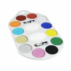 Smiffys USA Professional Non-Toxic Face Paint Kit - 12 Colour Palette 8 Smiffys USA Professional Non-Toxic Face Paint Kit - 12 Colour Palette