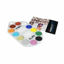 Smiffys USA Professional Non-Toxic Face Paint Kit - 12 Colour Palette 9 Smiffys USA Professional Non-Toxic Face Paint Kit - 12 Colour Palette