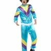 Smiffys USA Costumes 80s Height Of Fashion Men's Shell Suit Costume 1 Smiffys USA Costumes 80s Height Of Fashion Men's Shell Suit Costume