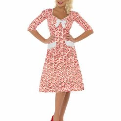 Smiffys USA Costumes WW2 Sweetheart Costume