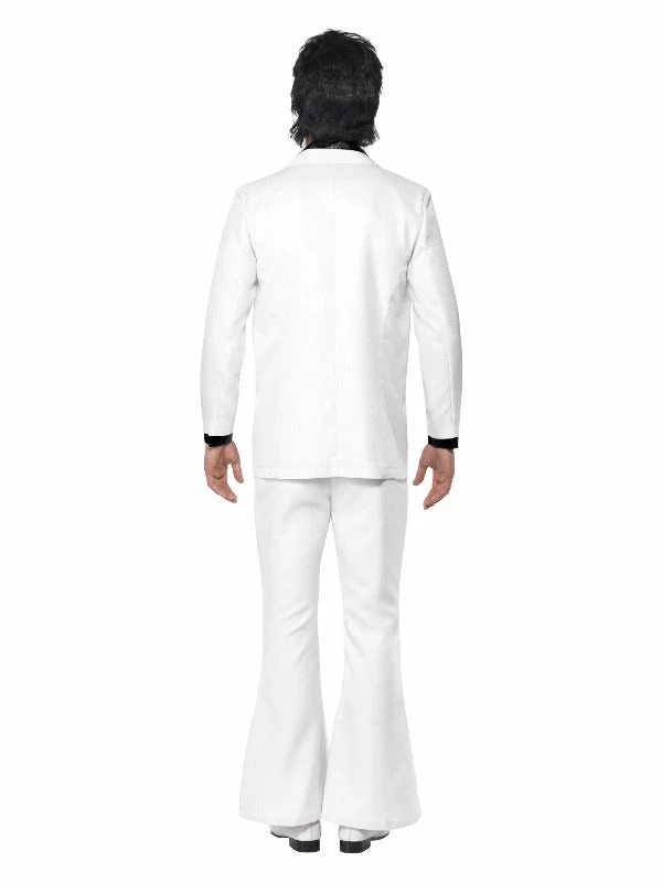 Smiffys USA 70s Men's White Suit Costume Costumes 5 Smiffys USA 70s Men's White Suit Costume Costumes
