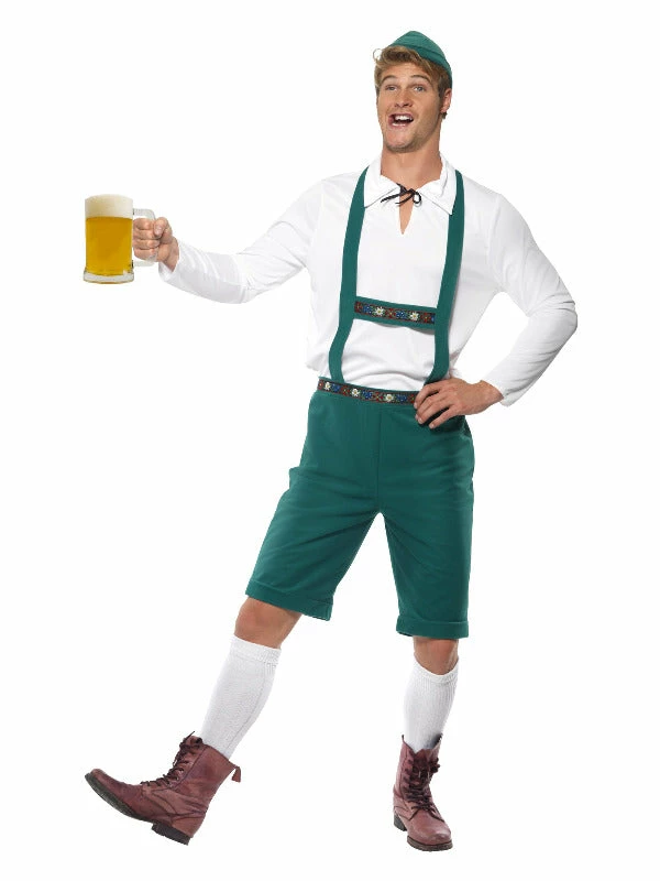 Smiffys USA Costumes Oktoberfest Men's Green Costume 3 Smiffys USA Costumes Oktoberfest Men's Green Costume