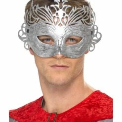 Smiffys USA Colombina Silver Mask Masks