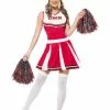 Smiffys USA Cheerleader Women's Red Costume