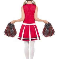 Smiffys USA Cheerleader Women's Red Costume