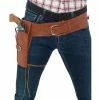 Smiffys USA Adult Faux Leather Single Holster With Belt