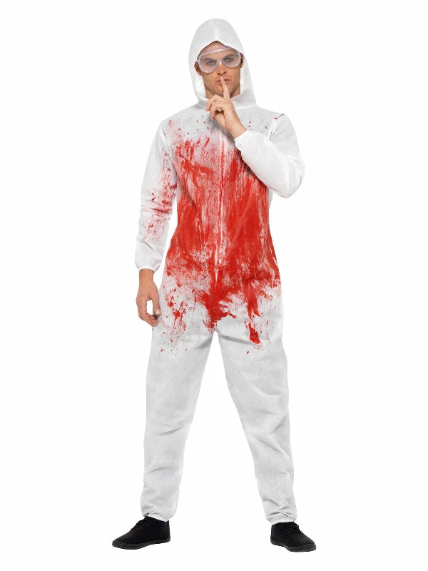 Smiffys USA Bloody Forensic Overall Adult Costume Costumes 3 Smiffys USA Bloody Forensic Overall Adult Costume Costumes