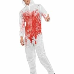Smiffys USA Bloody Forensic Overall Adult Costume Costumes 6 Smiffys USA Bloody Forensic Overall Adult Costume Costumes