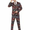 Smiffys USA Evil Clown Men's Suit Costumes