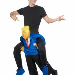 Smiffys USA Costumes Piggyback Ride Trump President Adult Costume