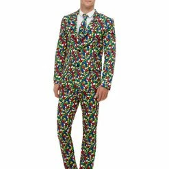 Smiffys USA Rubik's Cube Men's Suit