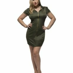Smiffys USA Costumes Fever Curves Army Costume