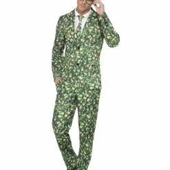 Smiffys USA Brussel Sprout Men's Suit Costumes
