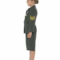 Smiffys USA Costumes WW2 Army Girl Costume