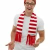 Smiffys USA Accessories Where's Wally? Adult Costume Kit Scarf Hat And Glasses