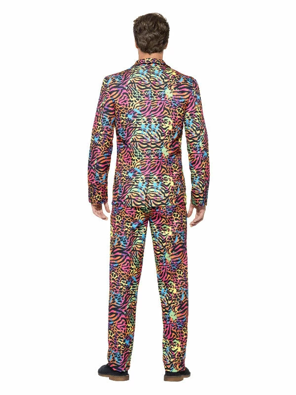 Smiffys USA Neon Rainbow Pride Men's Suit Costumes 5 Smiffys USA Neon Rainbow Pride Men's Suit Costumes