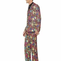 Smiffys USA Neon Rainbow Pride Men's Suit Costumes