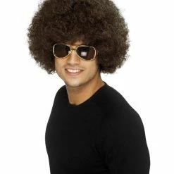 Smiffys USA 1970's Costumes 70s Funky Afro Men's Wig