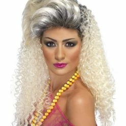 Smiffys USA 80s Bottle Women's Wig Wigs & Beards
