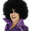 Smiffys USA Afro Wig Huge Hair Men's