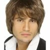 Smiffys USA Boy Band Brown Men's Wig