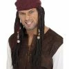 Smiffys USA Wigs & Beards Pirate Bandanna With Plaits Adult 2 Smiffys USA Wigs & Beards Pirate Bandanna With Plaits Adult