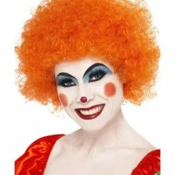 Smiffys USA Crazy Clown Adult Orange Wig